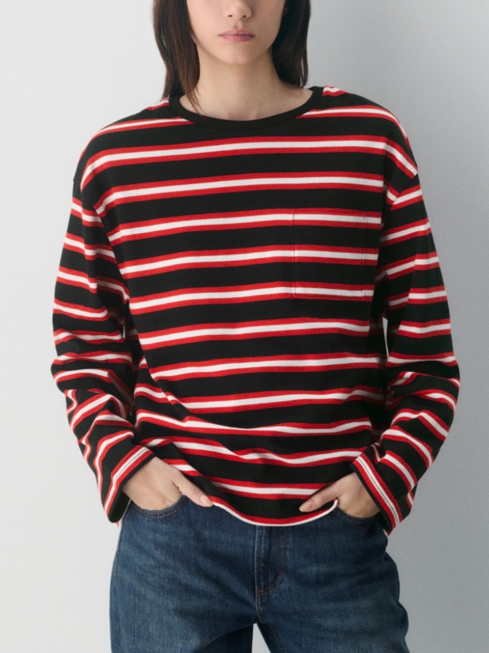 Aritzia TNA Mighty Cotton Fletch Long Sleeve (Size S)